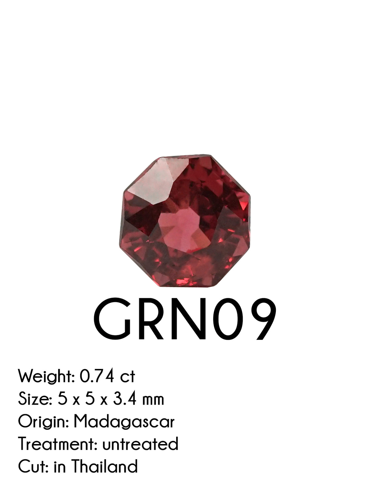 Custom Garnet Ring or Necklace in Sterling Silver