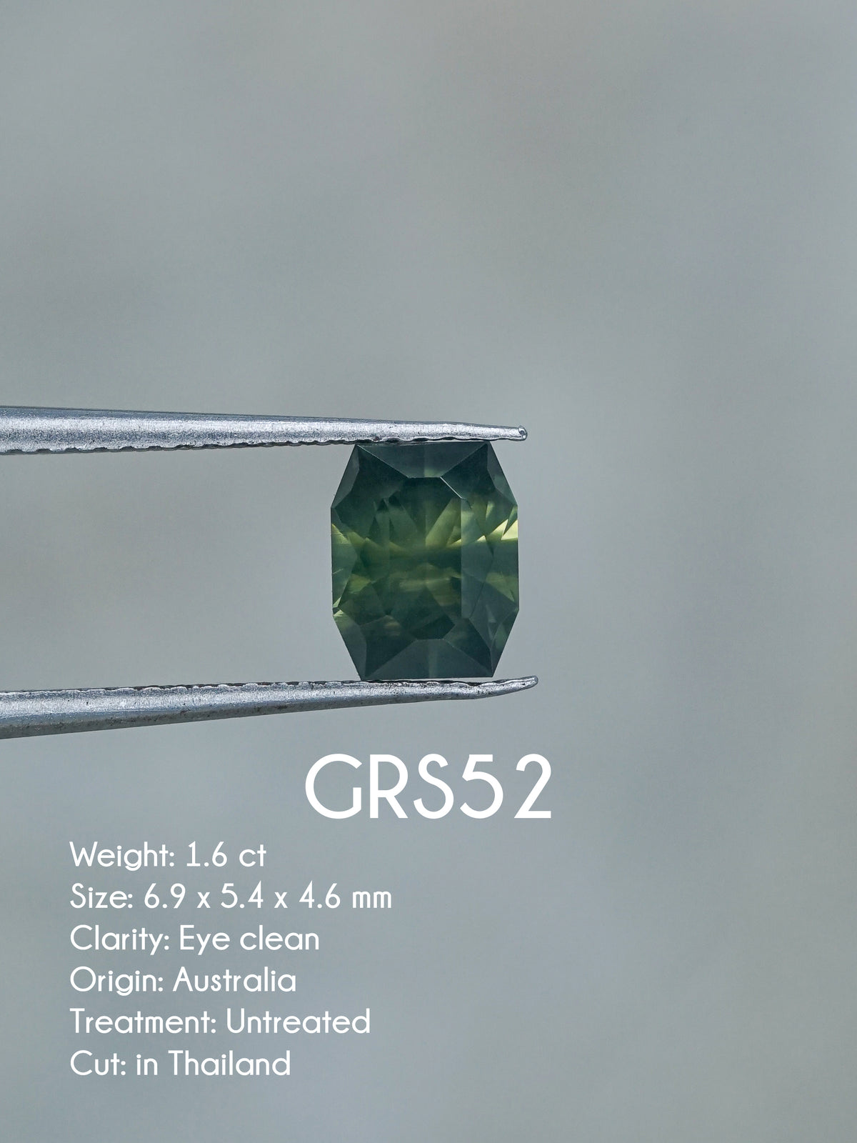 Custom Green Sapphire Engagement Ring in Gold