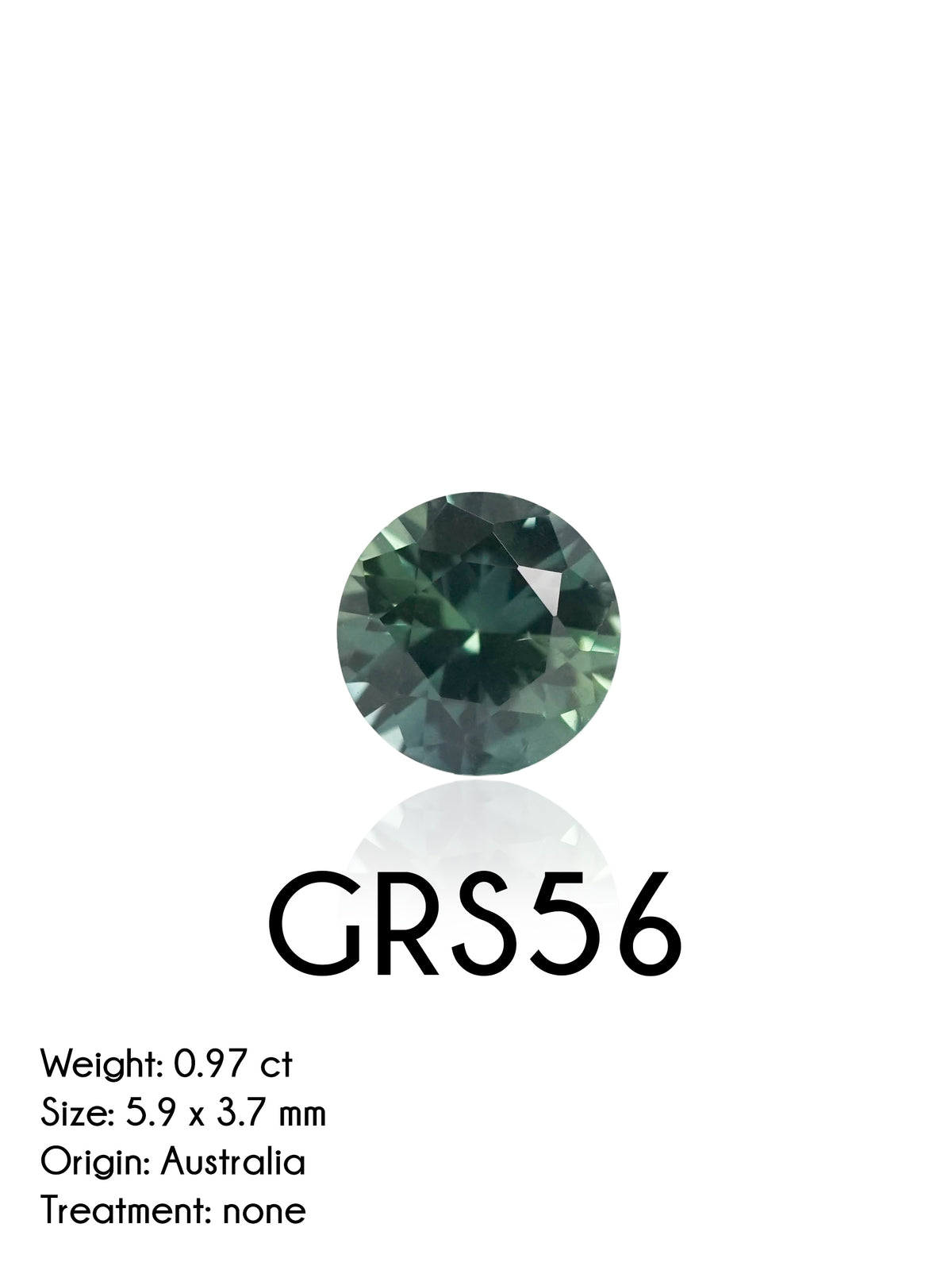 Custom Green Sapphire Engagement Ring in Gold