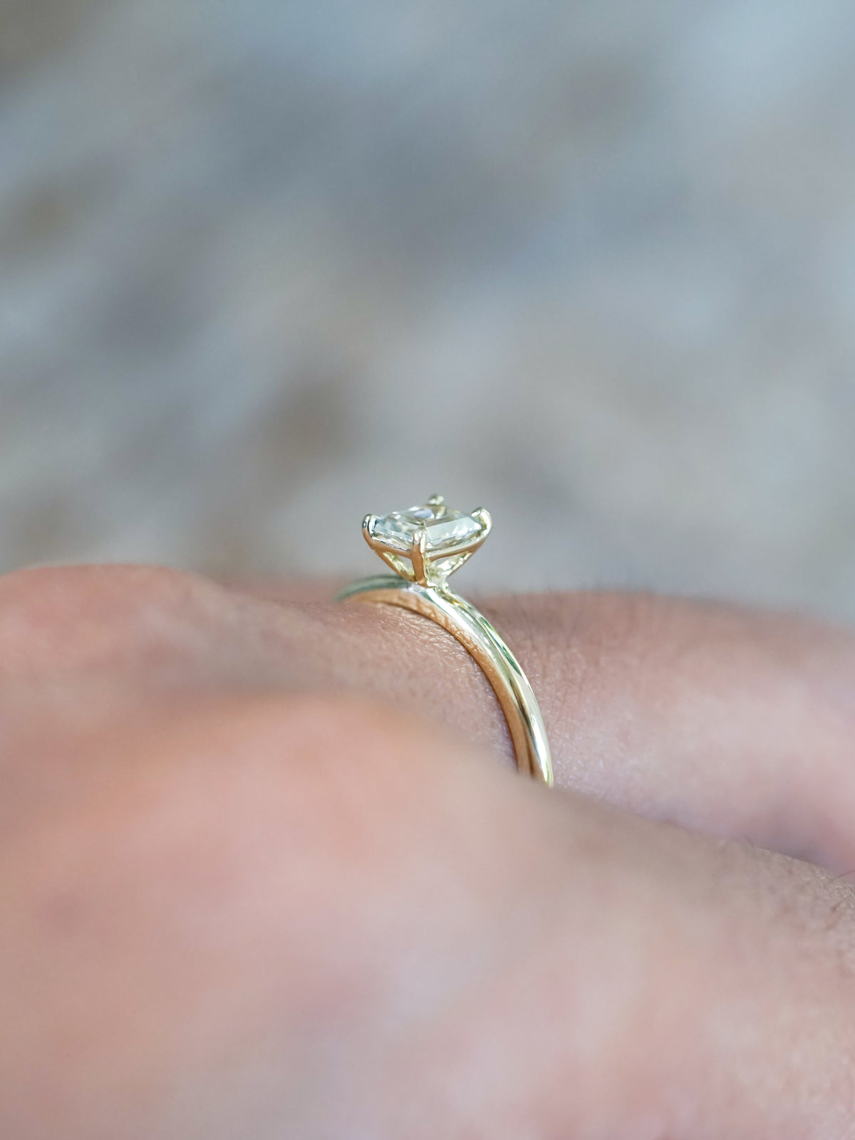 Mint Green Montana Sapphire Ring in Ethical Gold - Gardens of the Sun | Ethical Jewelry