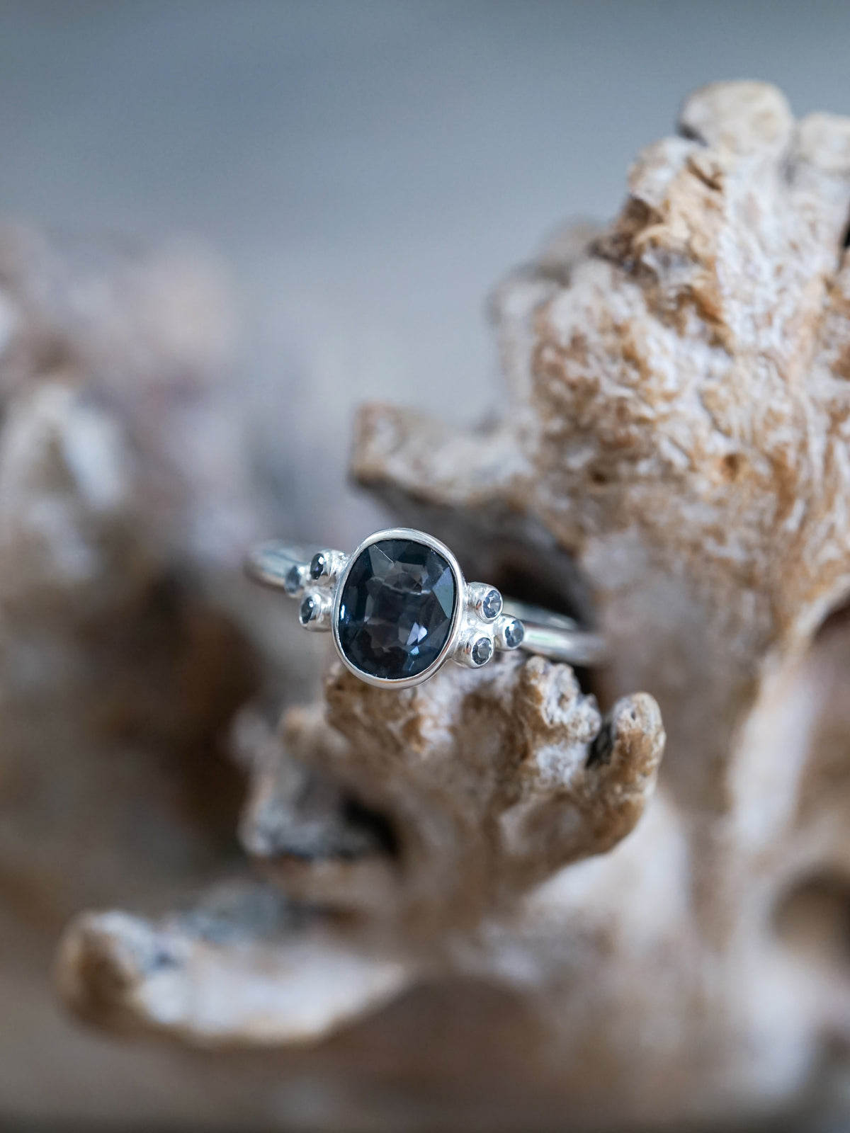Teal Spinel Ring - Gardens of the Sun | Ethical Jewelry