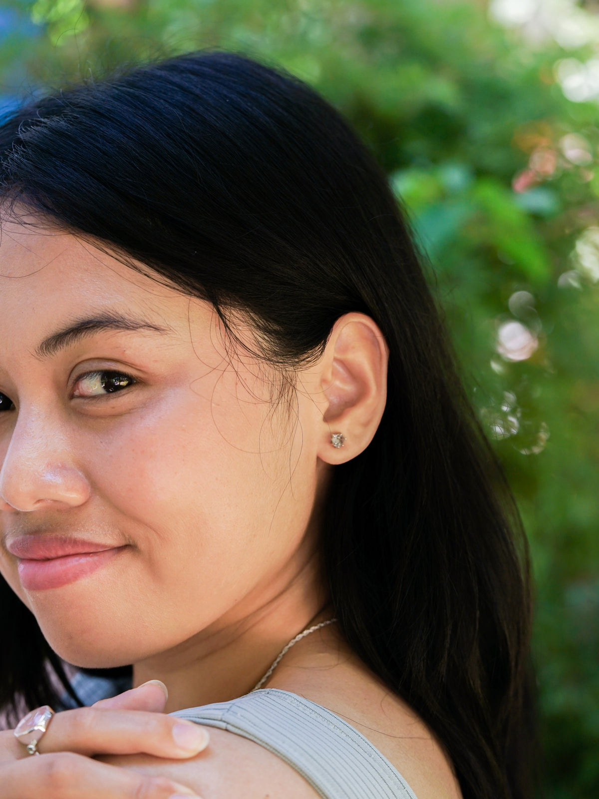 Quartz Crystal Earrings