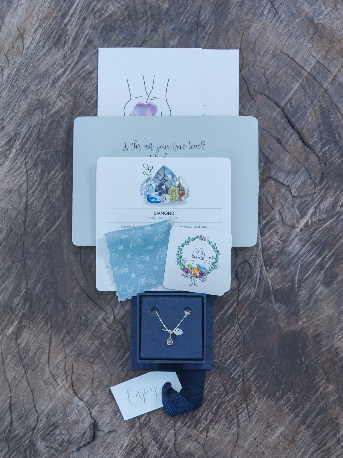 Rough Kornerupine Necklace - Gardens of the Sun | Ethical Jewelry