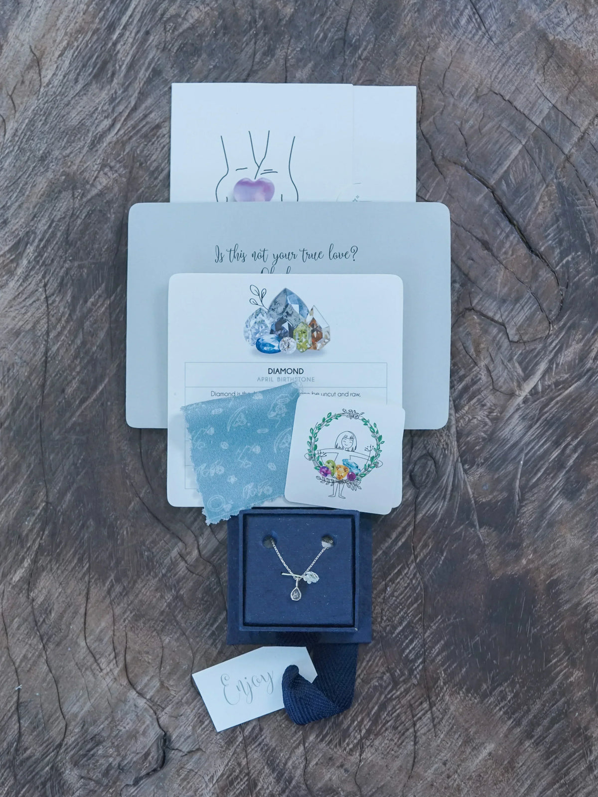 Dainty Rainbow Moonstone Necklace