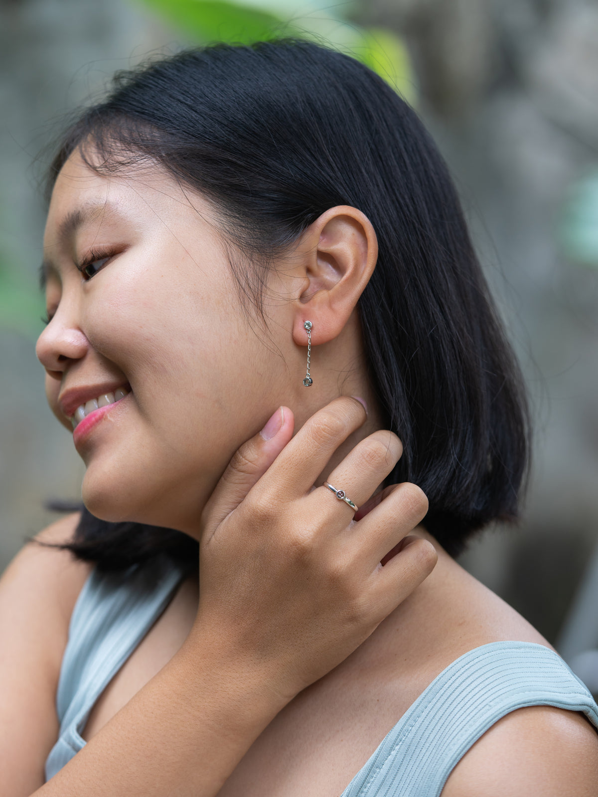 Rose Cut Sapphire Ring - Gardens of the Sun | Ethical Jewelry