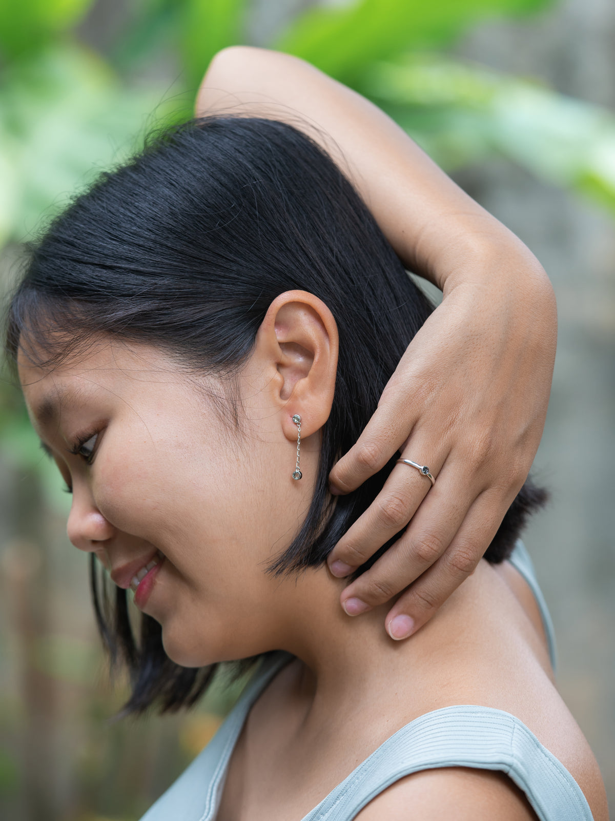 Rose Cut Sapphire Ring - Gardens of the Sun | Ethical Jewelry
