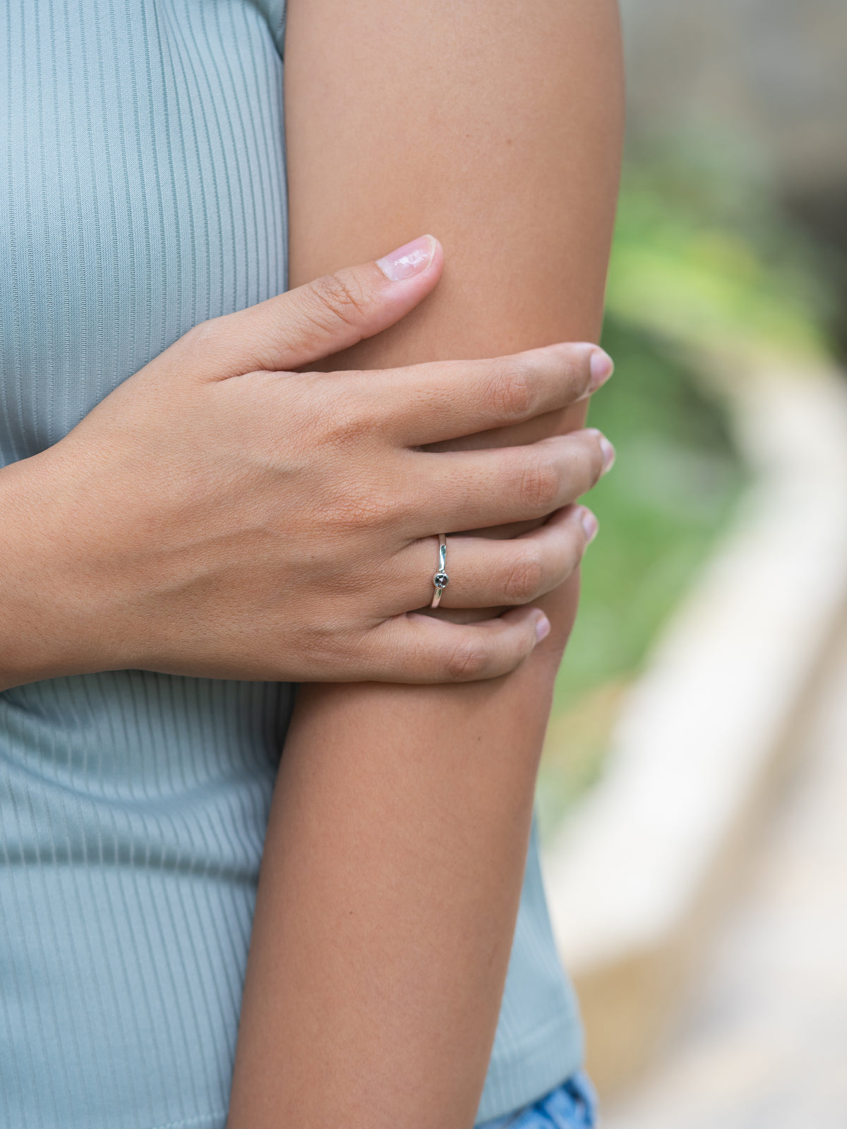 Rose Cut Sapphire Ring - Gardens of the Sun | Ethical Jewelry