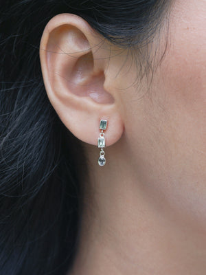 Dangling Sapphire Earrings