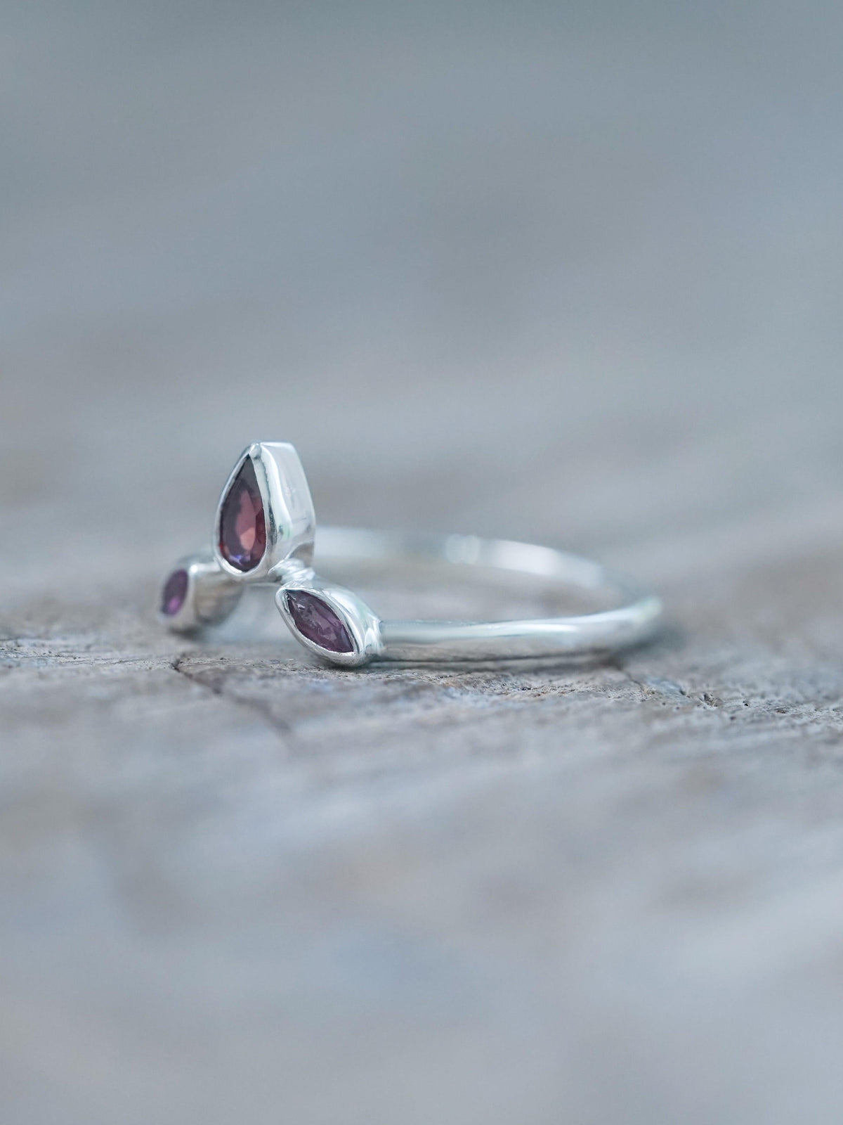 Garnet Crown Ring - Gardens of the Sun | Ethical Jewelry
