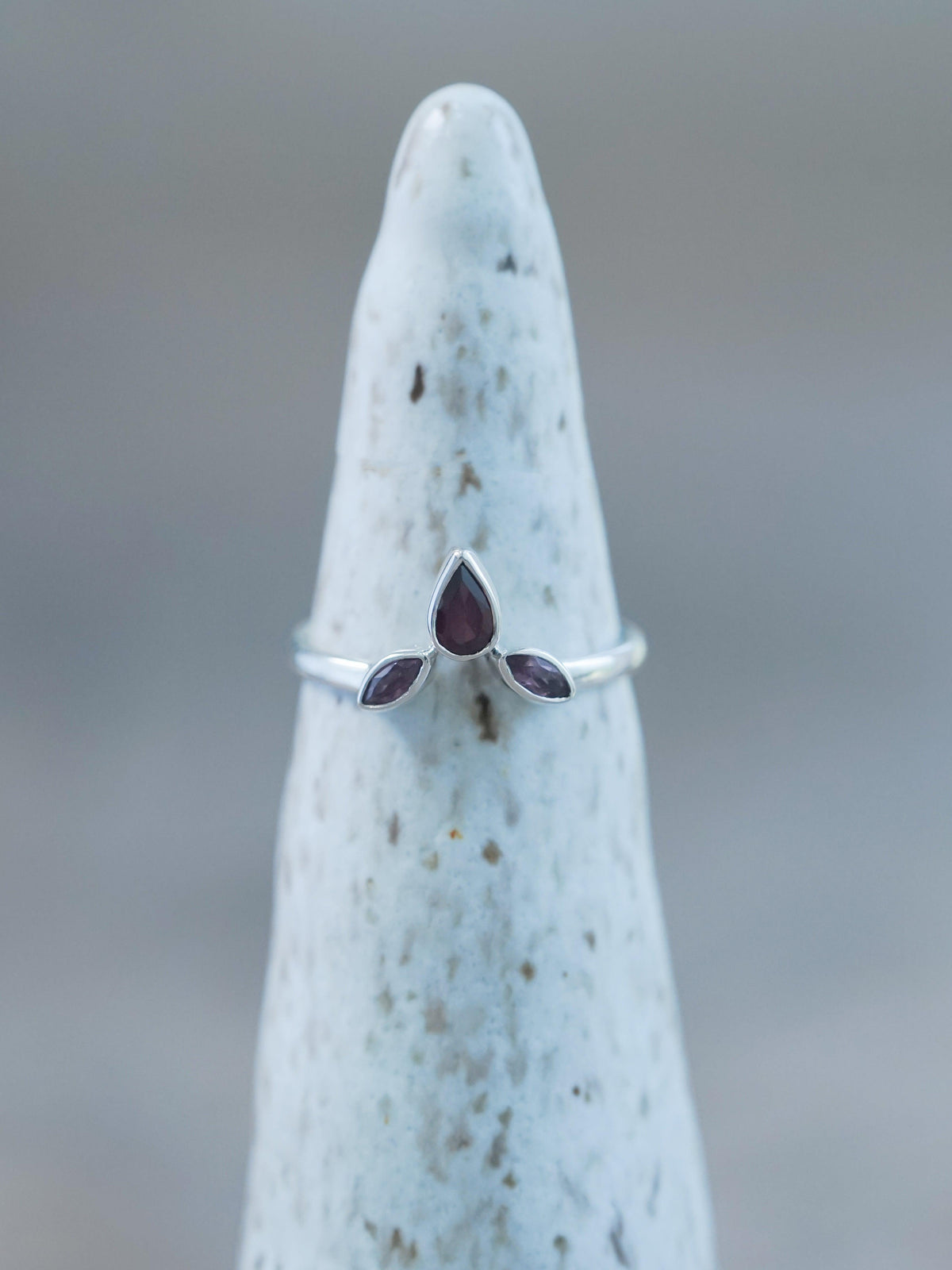 Garnet Crown Ring - Gardens of the Sun | Ethical Jewelry