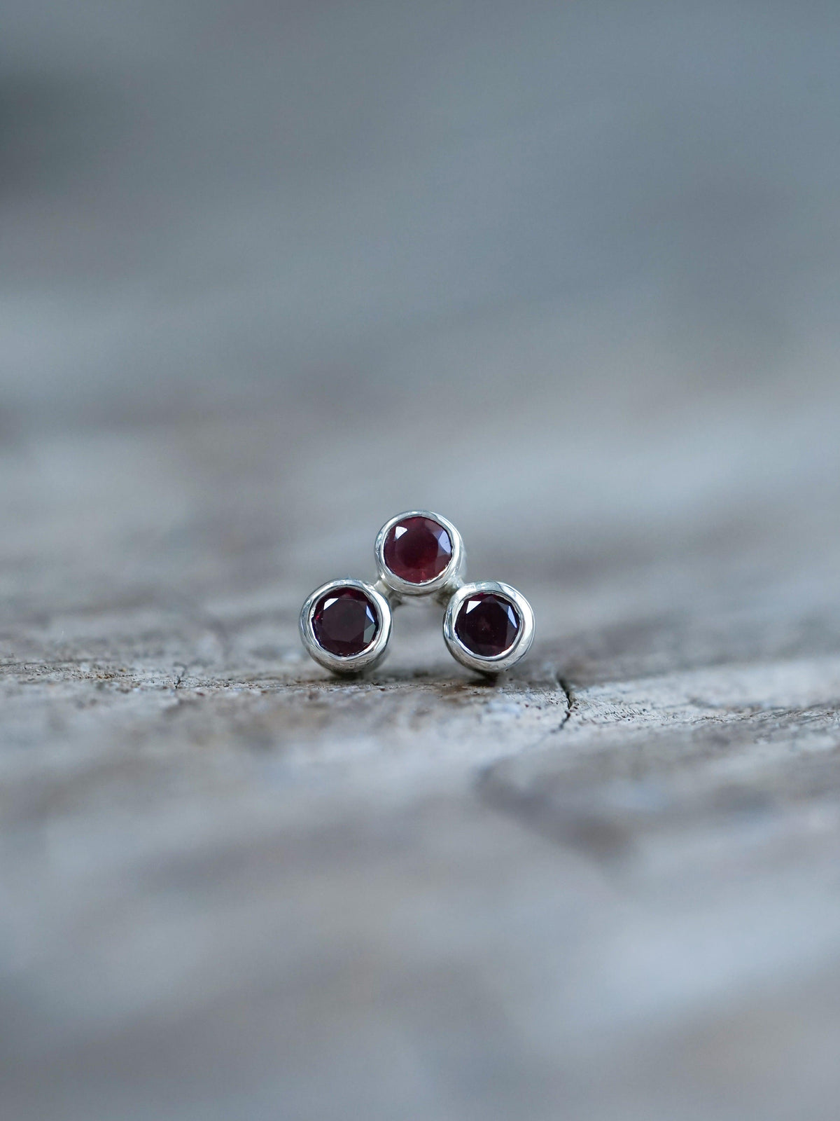 Garnet Earrings - Gardens of the Sun | Ethical Jewelry