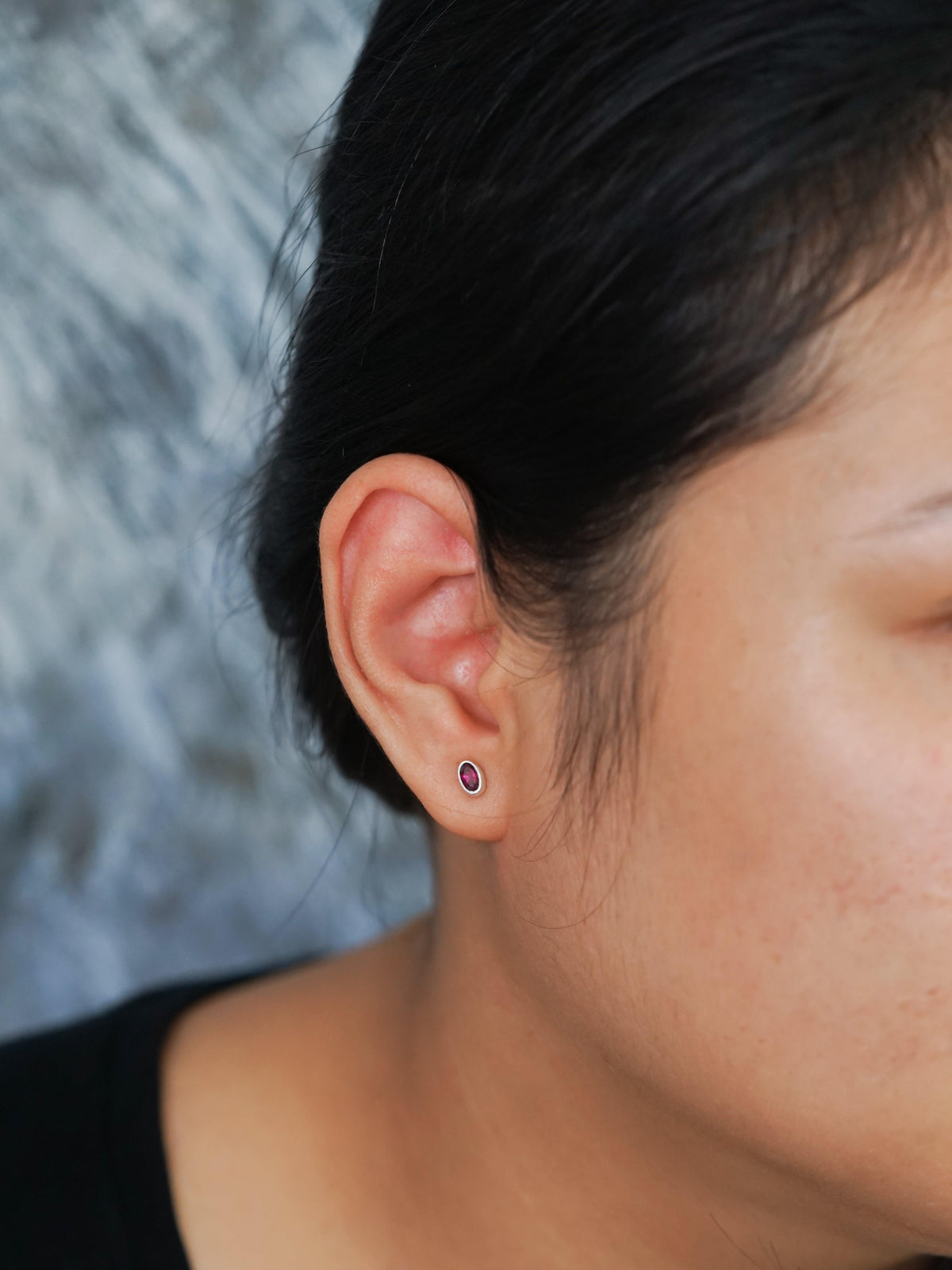 Garnet Earrings - Gardens of the Sun | Ethical Jewelry