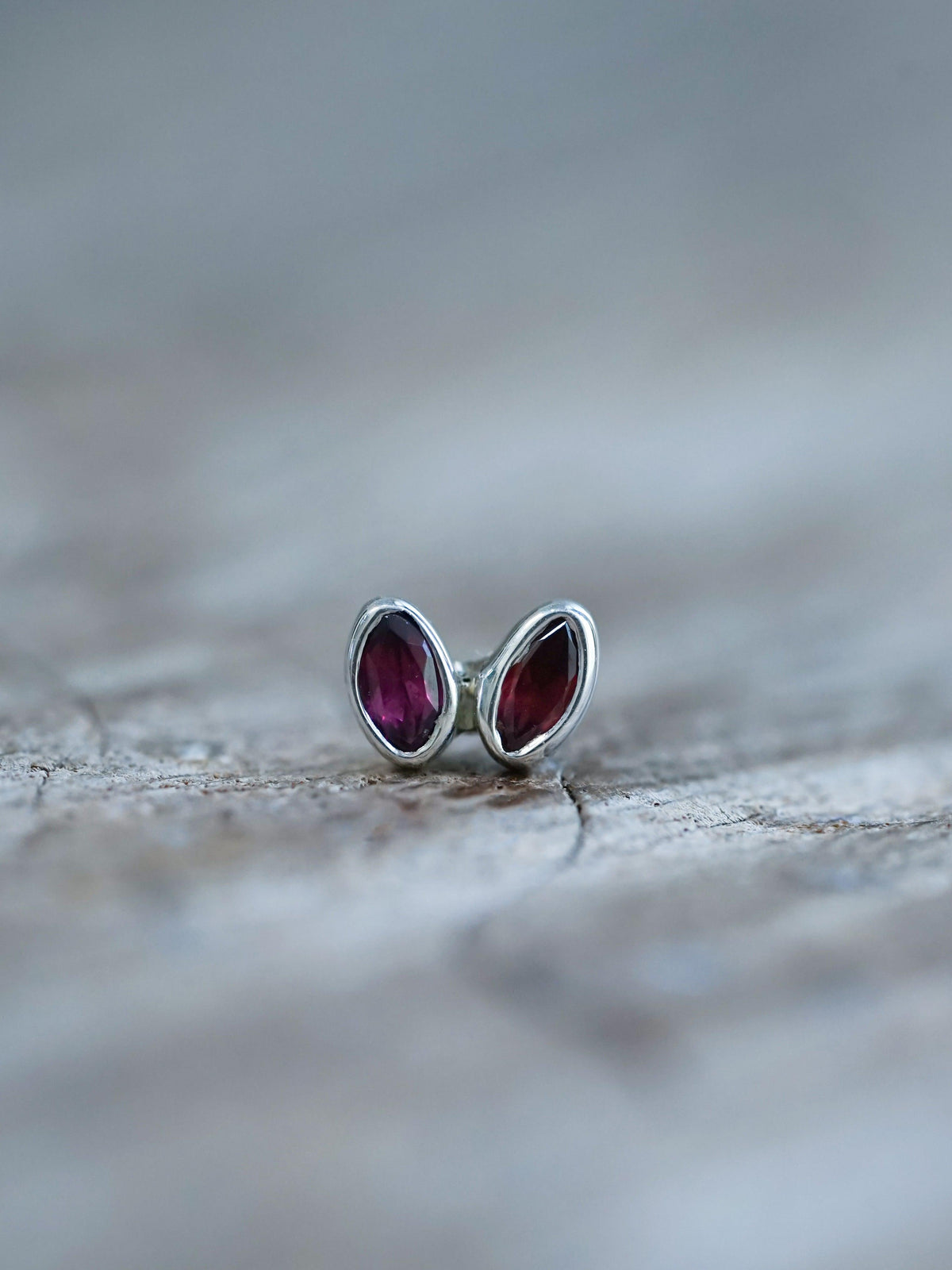 Garnet Earrings - Gardens of the Sun | Ethical Jewelry
