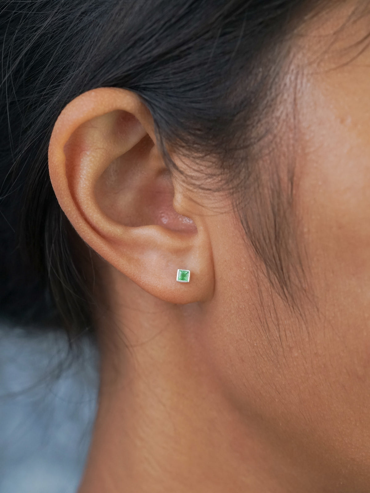 Green Garnet Earrings - Gardens of the Sun | Ethical Jewelry