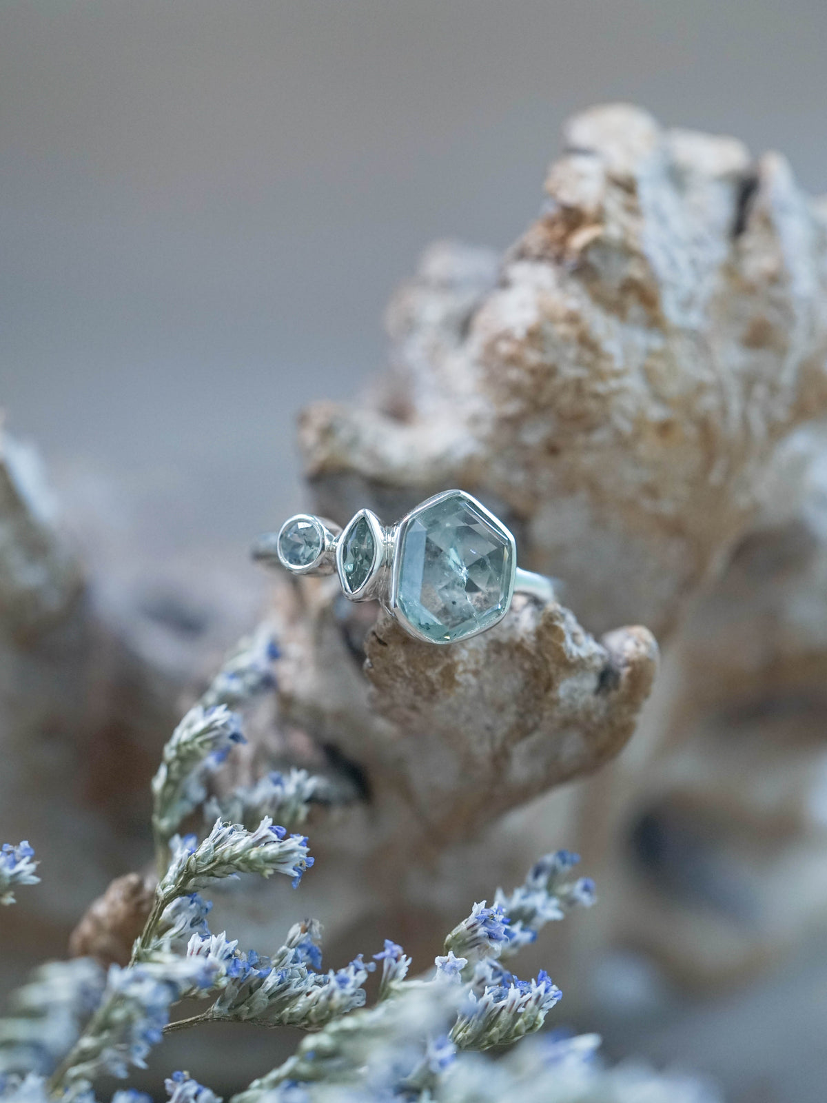 Green Montana Sapphire Ring