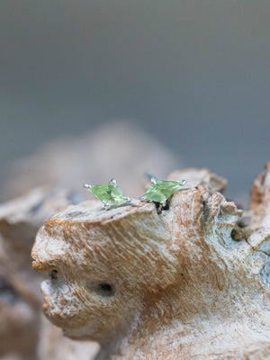Green Sapphire Earrings