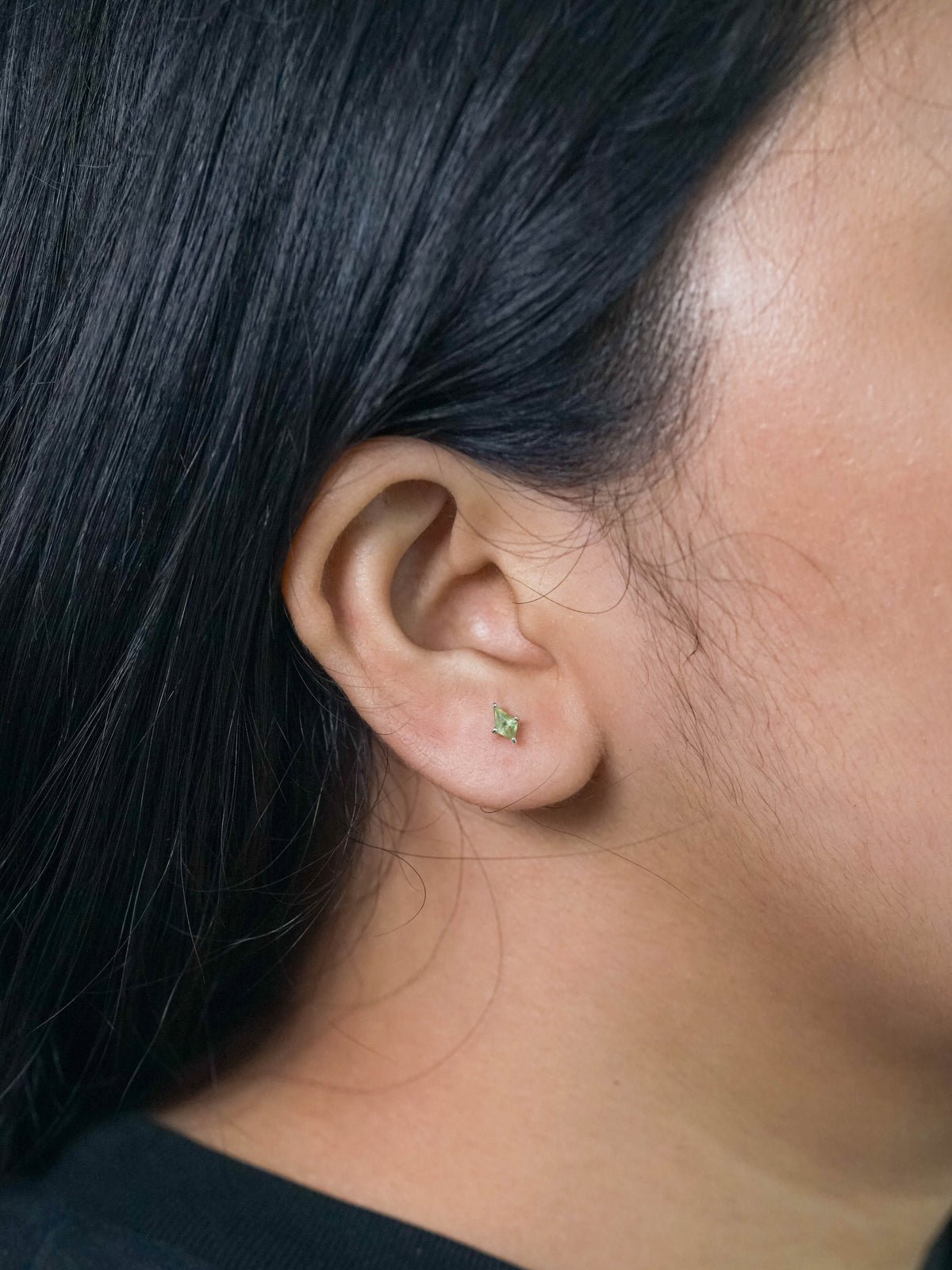 Kite Green Sapphire Earrings