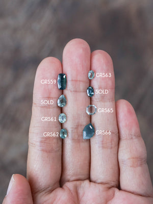 Custom Green Sapphire Engagement Ring in Gold