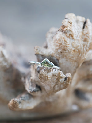 Green Sapphire Ring