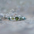 Green Tourmaline Heart Ring