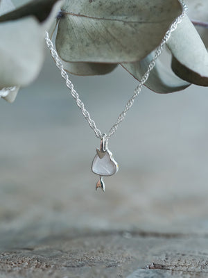 Rose Quartz Heart Necklace