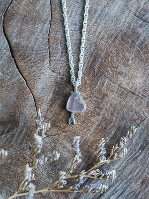Rose Quartz Heart Necklace