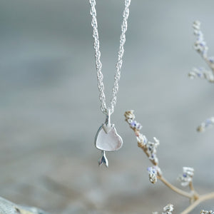 Rose Quartz Heart Necklace