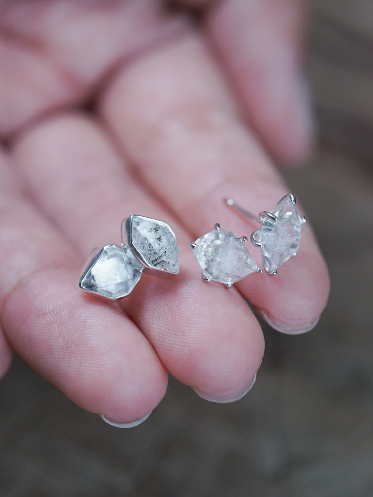 Herkimer Diamond Earrings