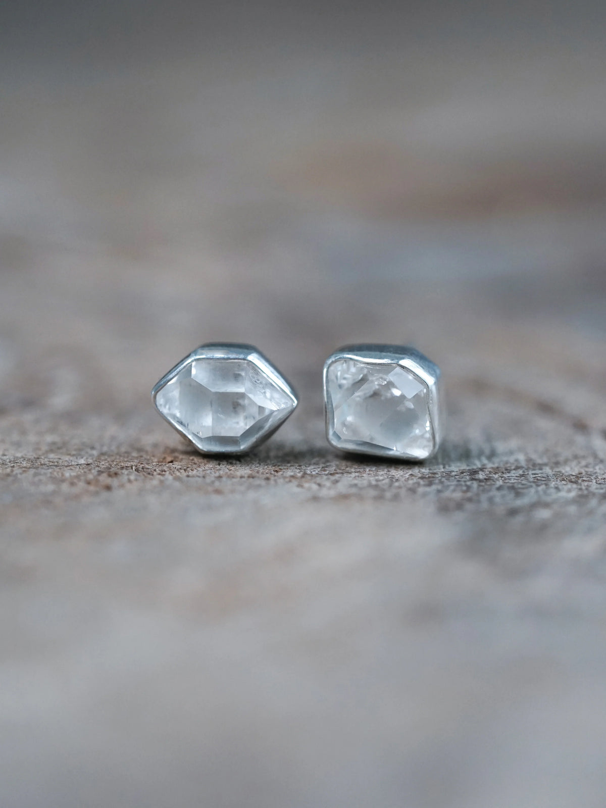 Herkimer Diamond Stud Earrings