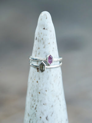 Hexagon Tourmaline Ring