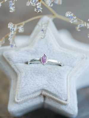 Hexagon Tourmaline Ring