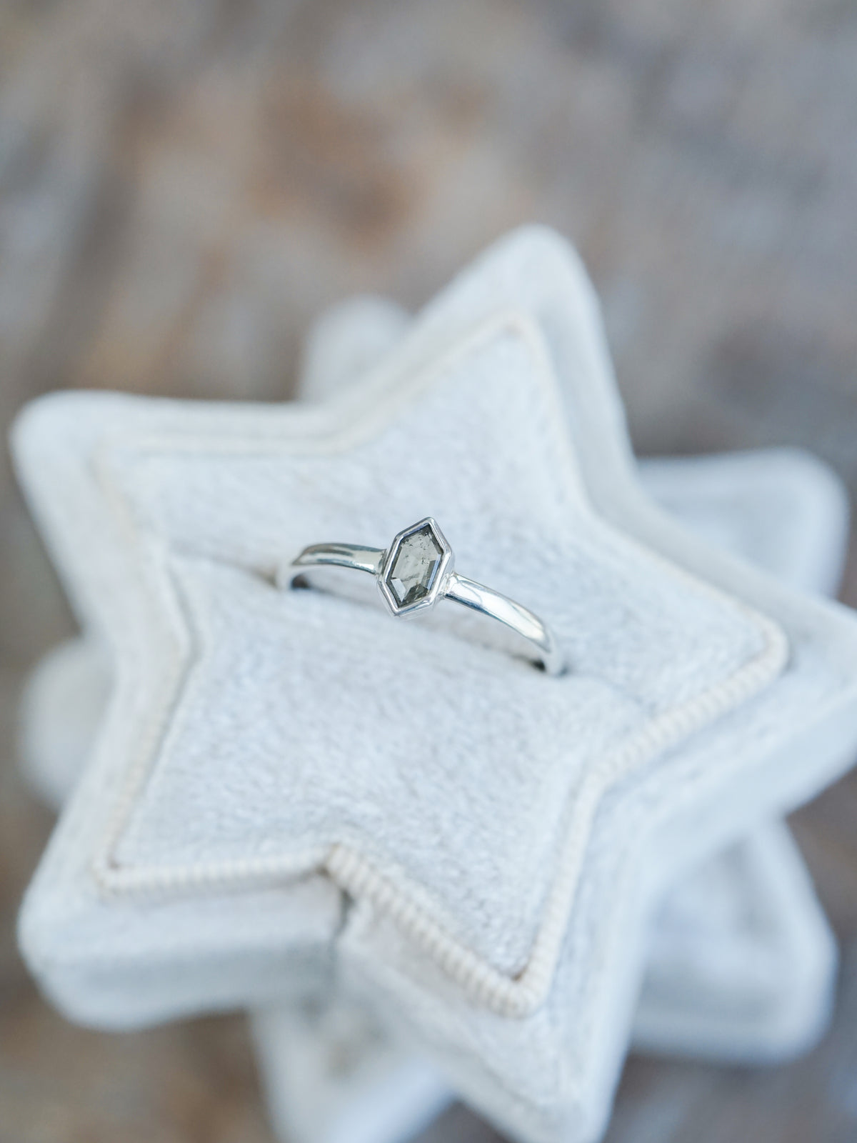 Hexagon Tourmaline Ring