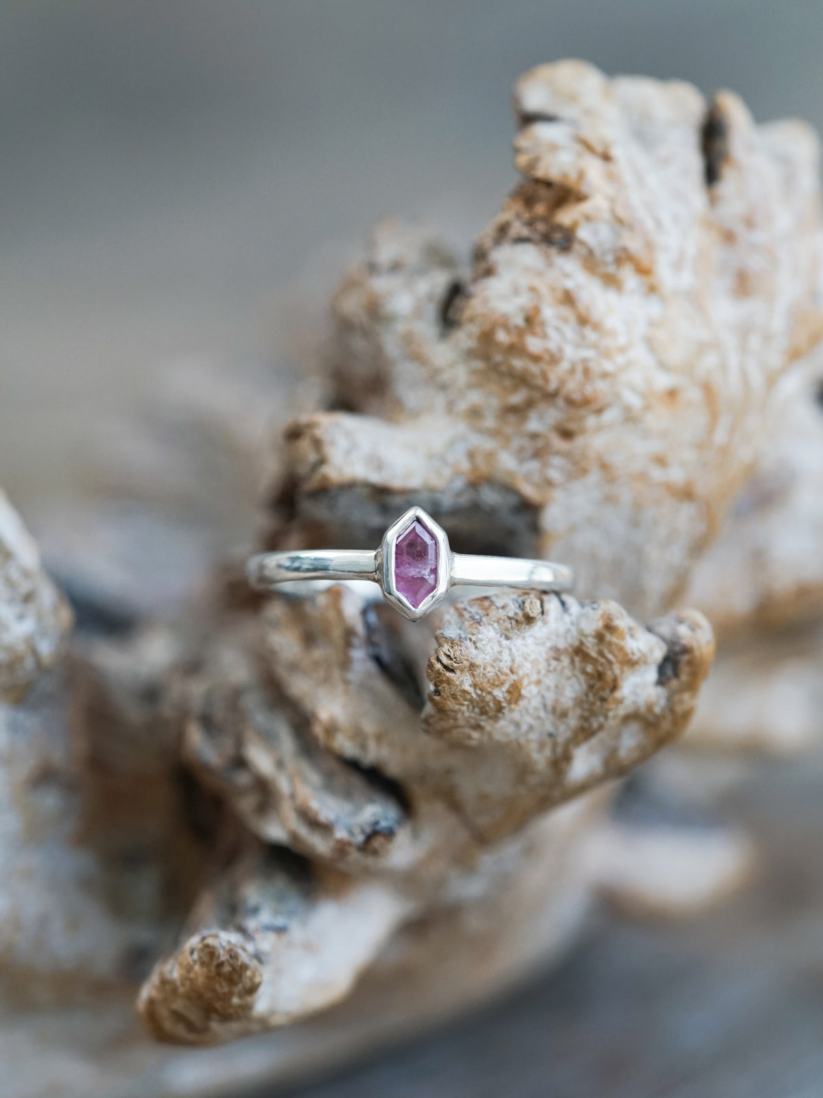 Hexagon Tourmaline Ring