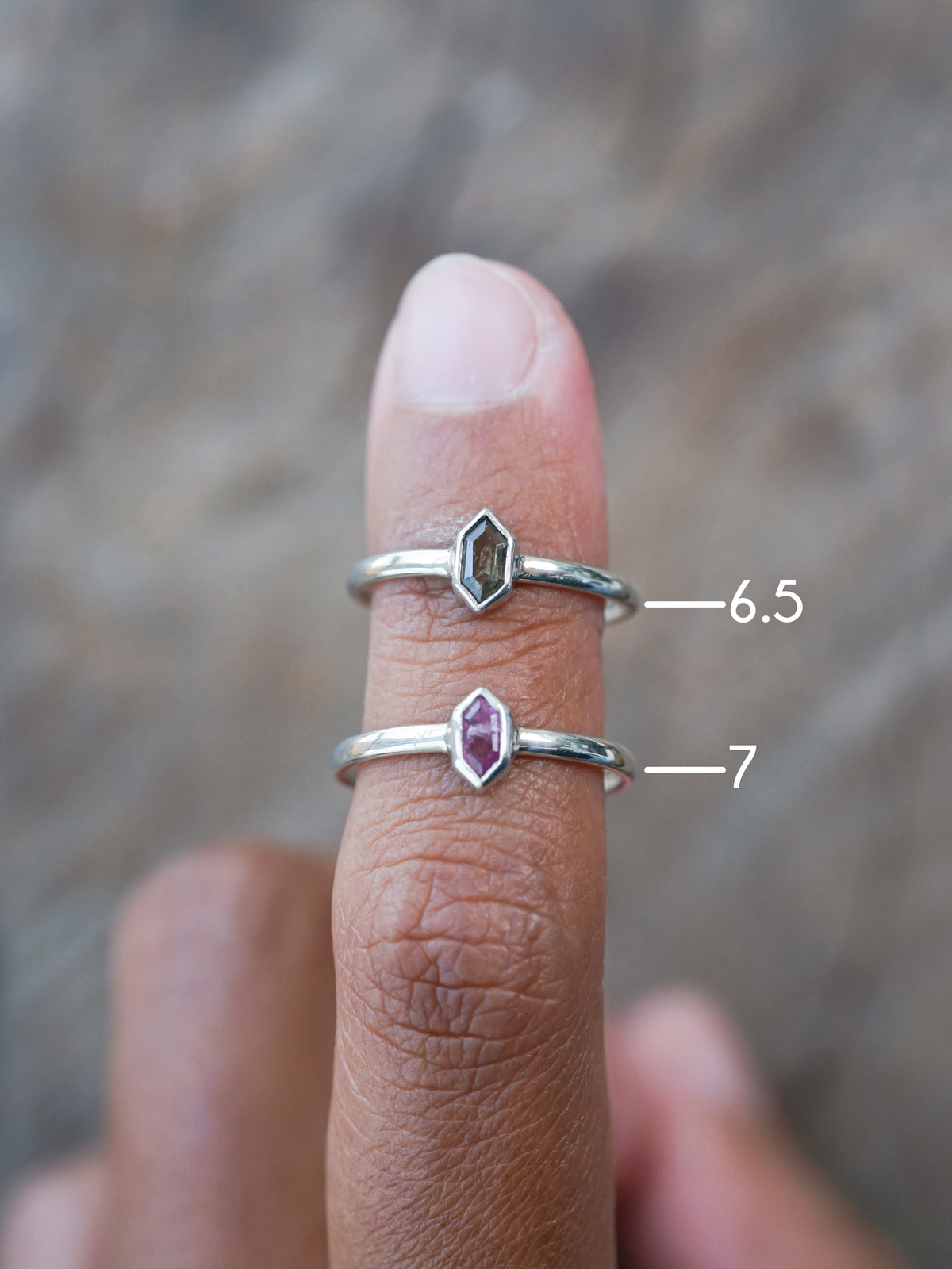 Hexagon Tourmaline Ring