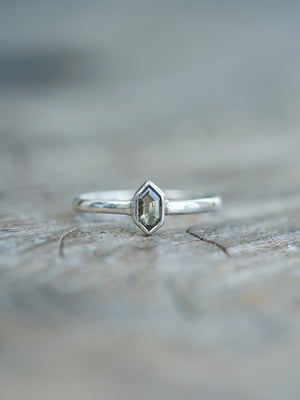 Hexagon Tourmaline Ring