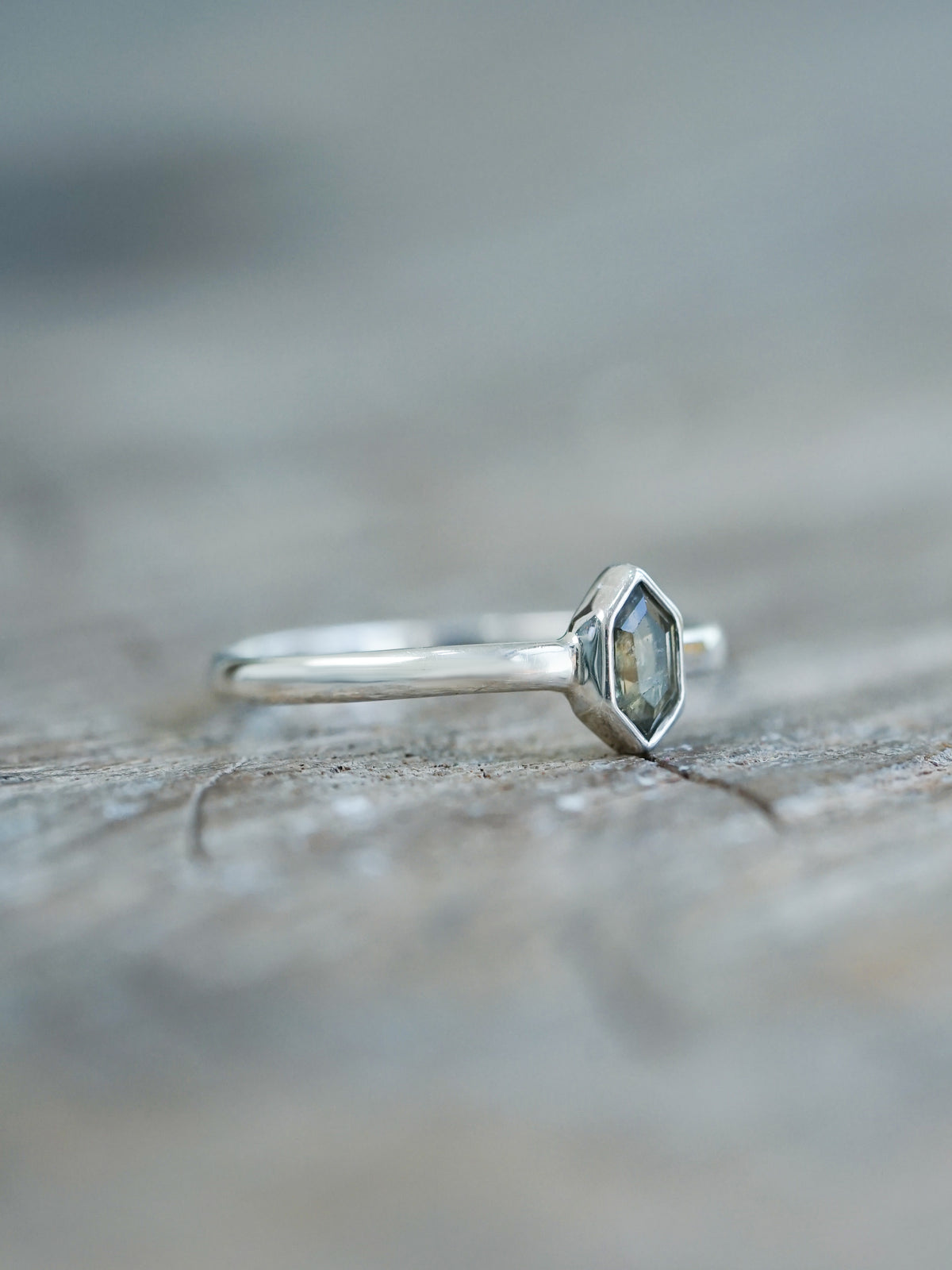 Hexagon Tourmaline Ring