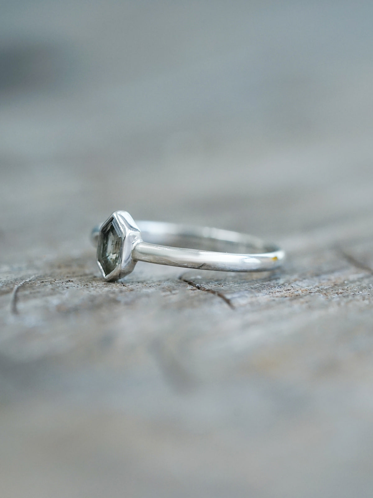 Hexagon Tourmaline Ring