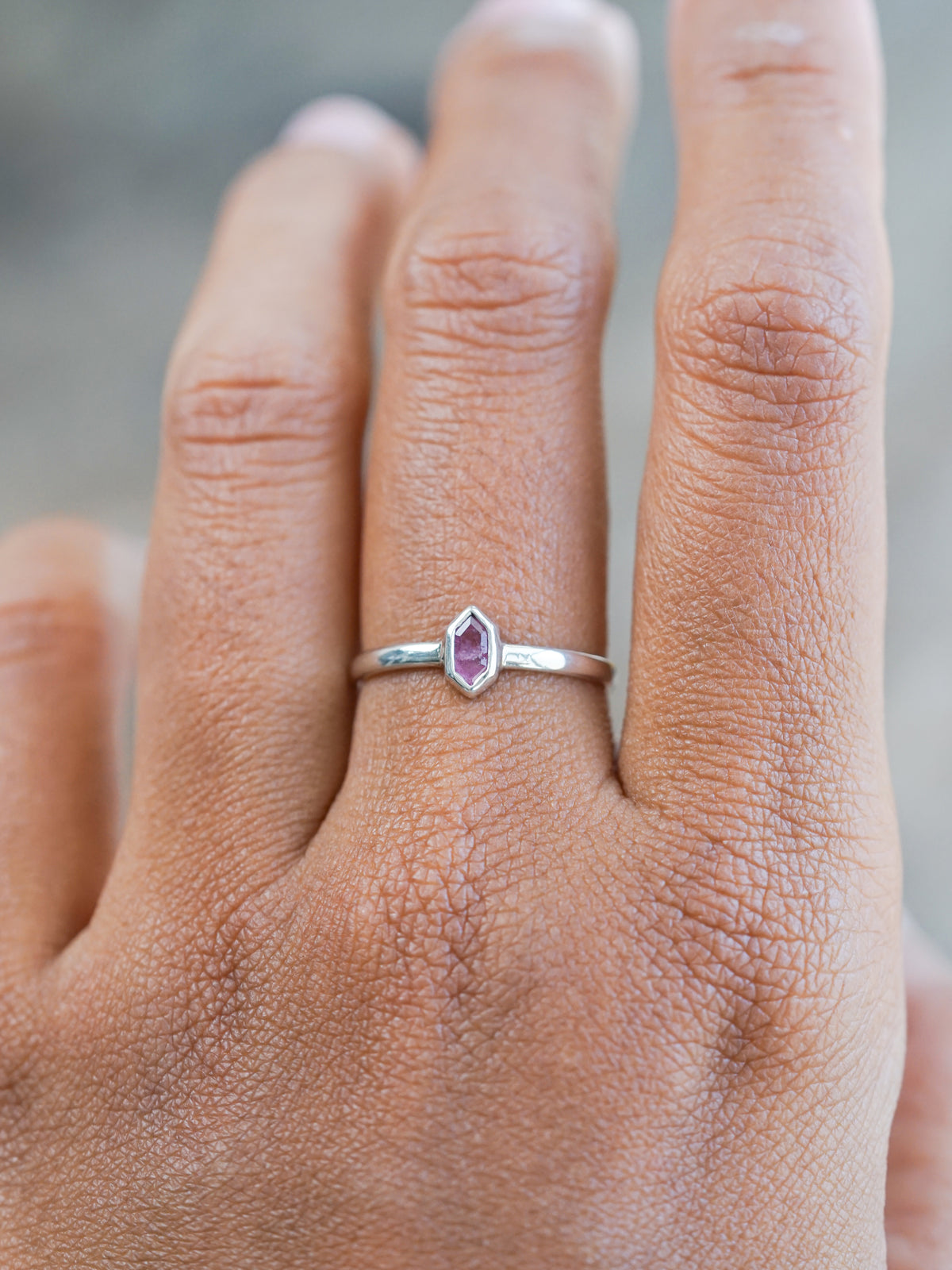 Hexagon Tourmaline Ring