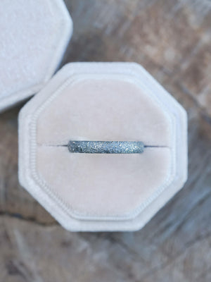 Shadow Wedding Ring in Silver - Gardens of the Sun | Ethical Jewelry