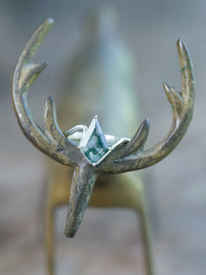 Kite Moss Agate Ring