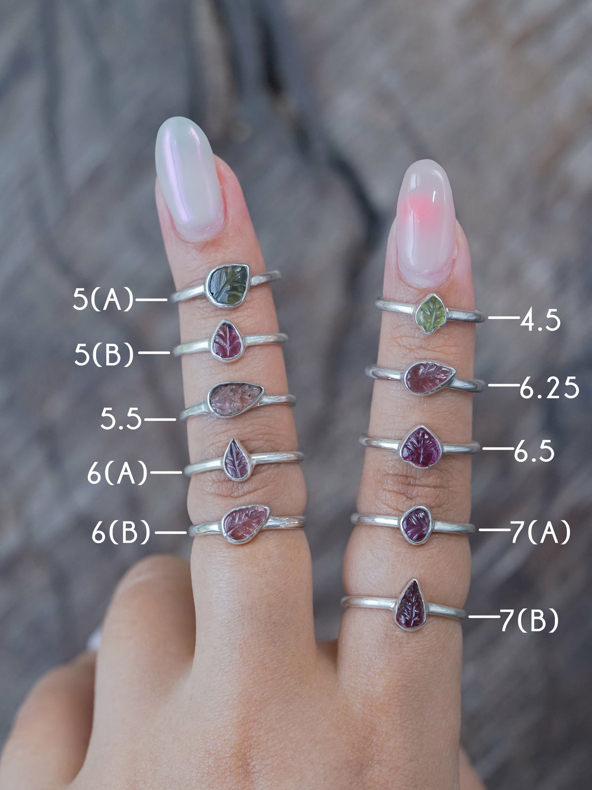 Tourmaline Leaf Ring - Gardens of the Sun | Ethical Jewelry