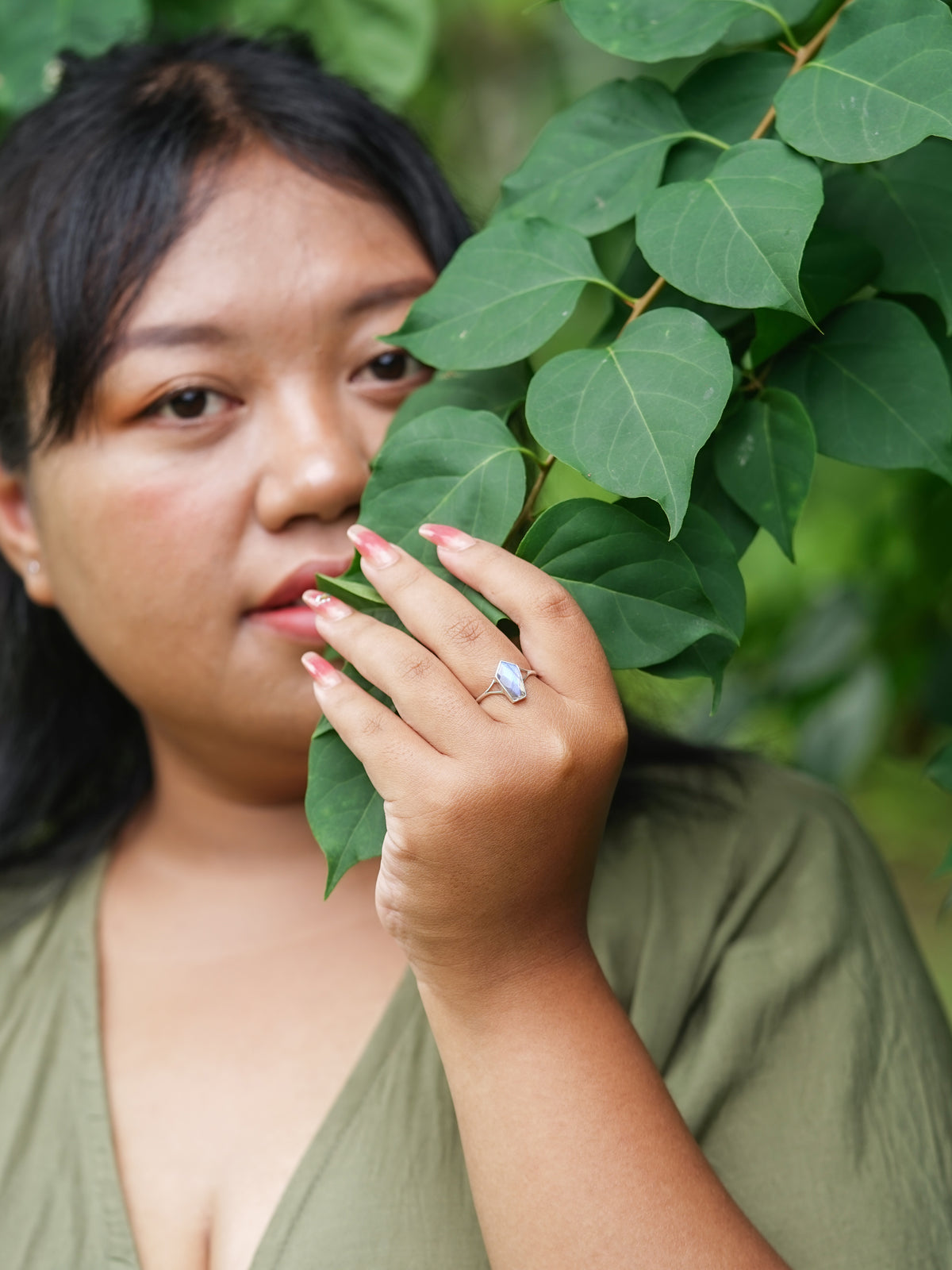 Labradorite Coffin Ring - Gardens of the Sun | Ethical Jewelry