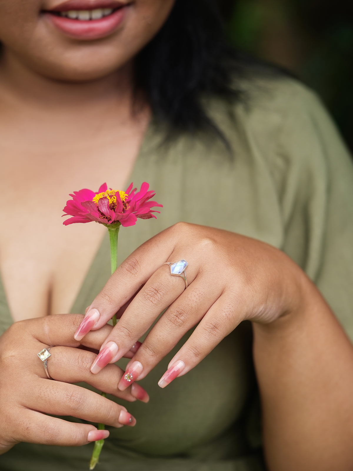 Labradorite Coffin Ring - Gardens of the Sun | Ethical Jewelry