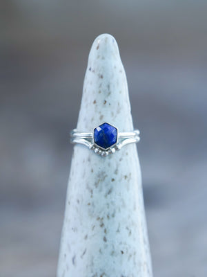 lapis lazuli natural gemstone rings