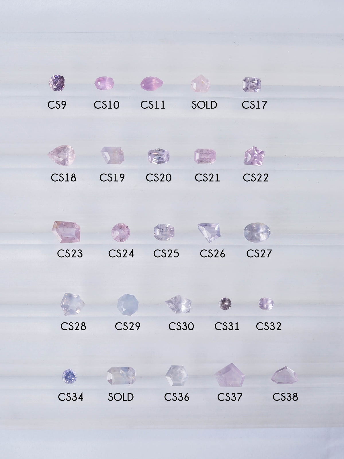 Custom Lavender Sapphire Ring in Gold