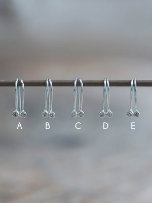 Long Borneo Diamond Earrings