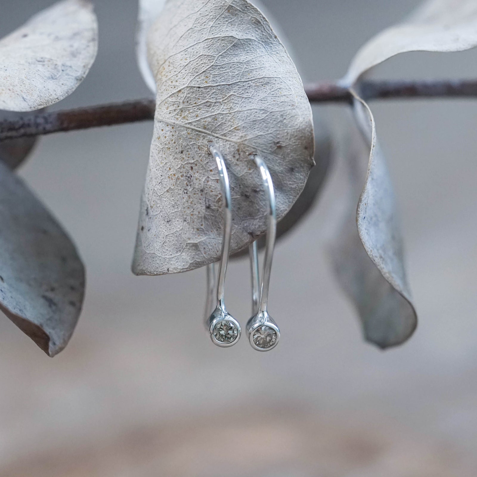 Long Borneo Diamond Earrings