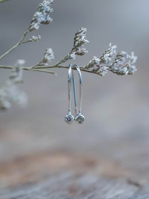 Long Borneo Diamond Earrings