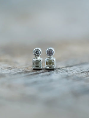 Spinel and Tourmaline Earrings
