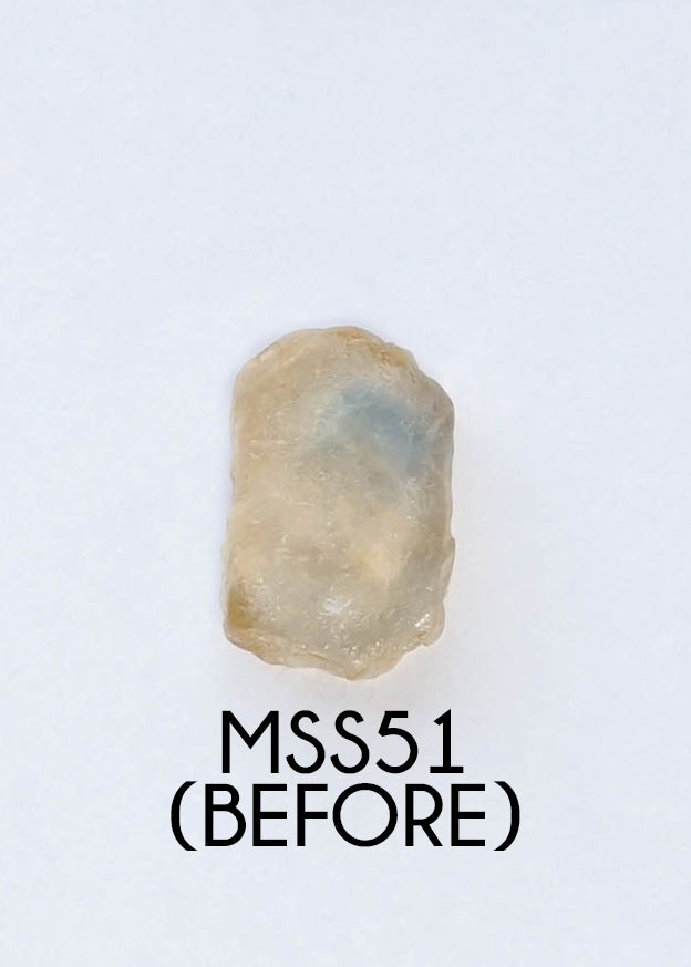 Custom Rose Cut Montana Sapphire Ring in Silver